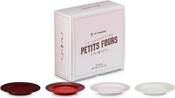 Le Creuset - Petits Fours - Gebaksbordjes 17 Cm - Set Van 4 Stuks