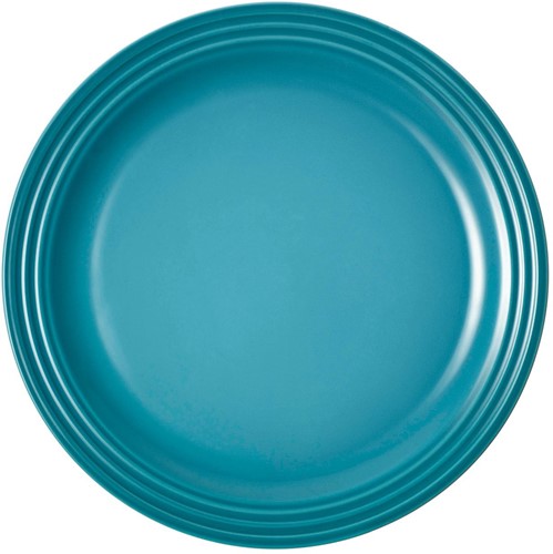 Le Creuset Dinerbord Carribean Blue 27cm