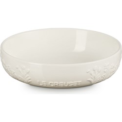 Le Creuset Diep Bord 18cm Jardin Collectie Meringue
